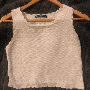 Brandy Melville textured striped tank